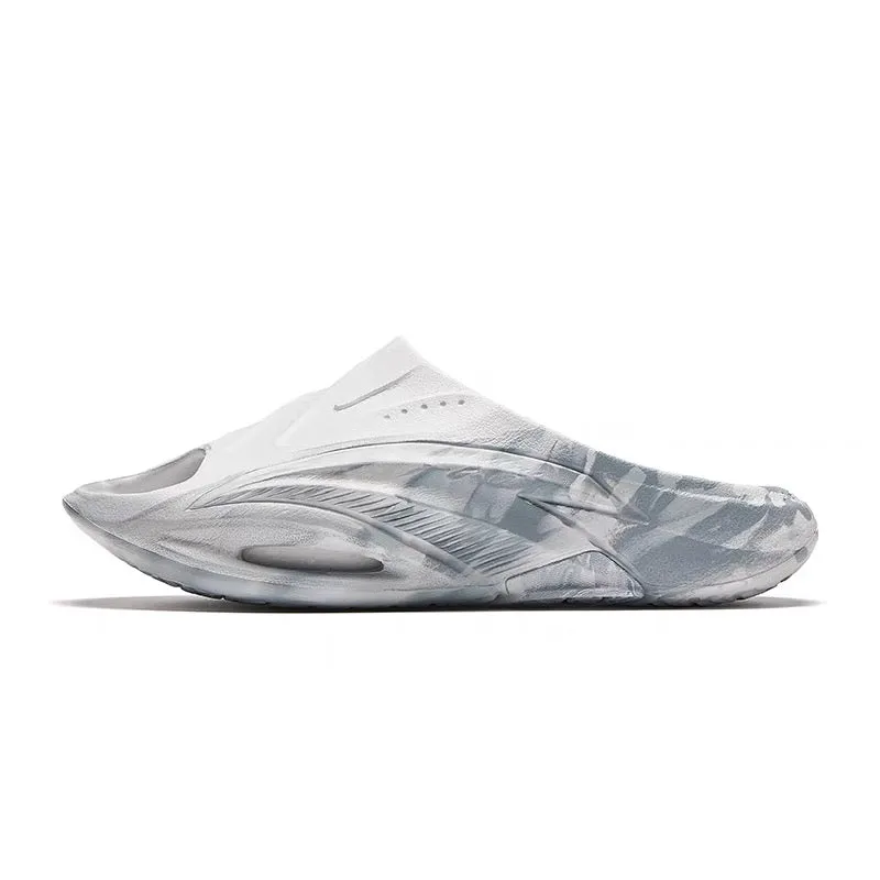 Anta Nitrogen Bubble Leisure Sports Recovery Slippers - Gray