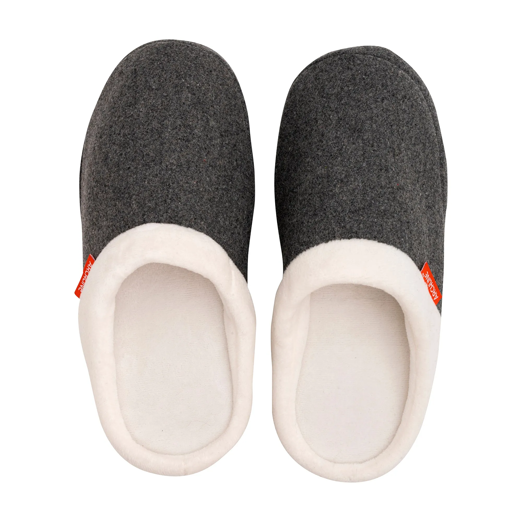 Archline Orthotic Slippers Slip-On – Grey Marl