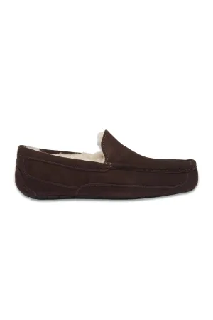 Ascot Suede Shearling Slippers