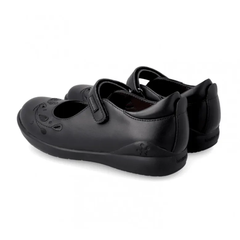 Biomecanics Girls School Shoe 221280-A Black Leather