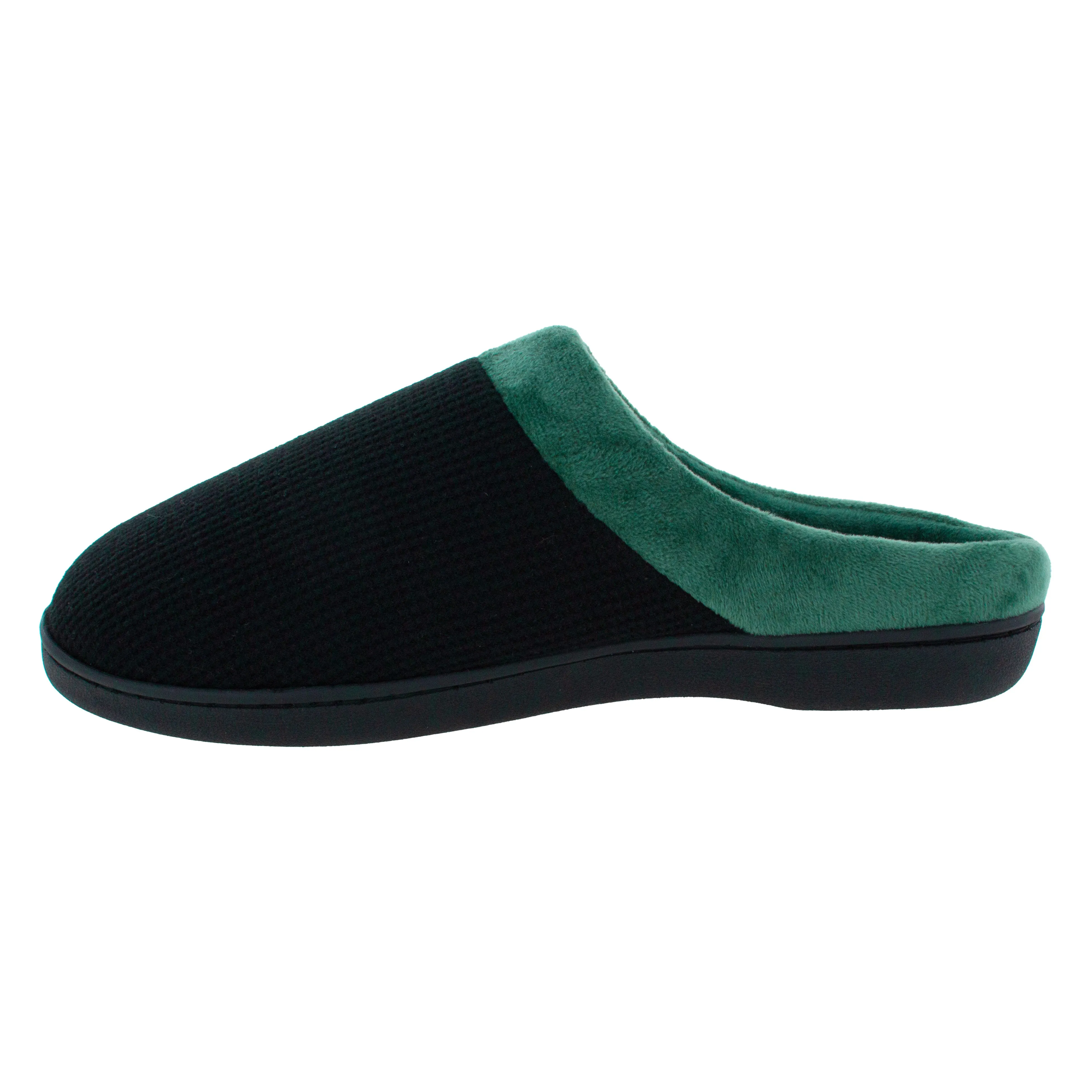 Black and Green ComfyFeet Clog Slipper