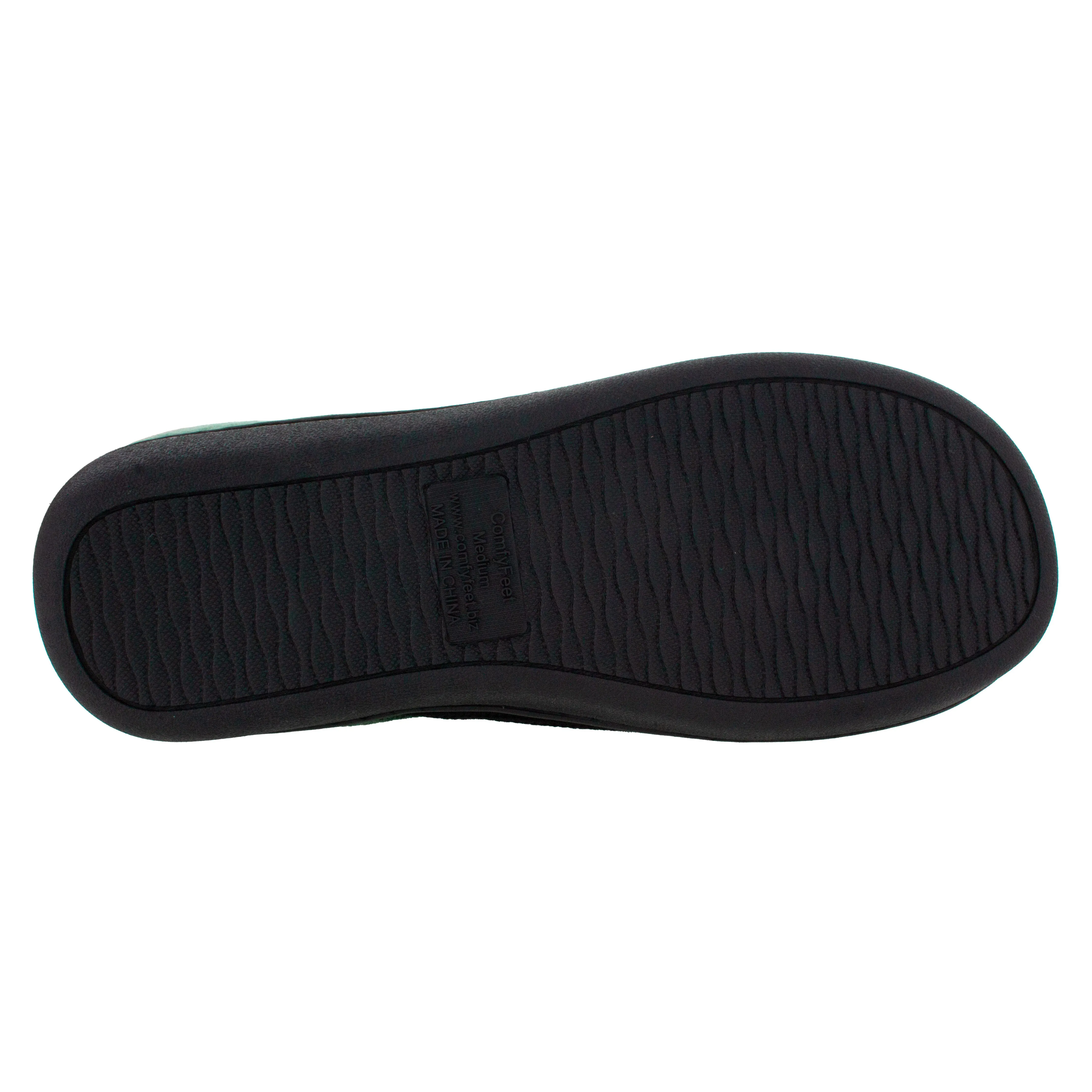 Black and Green ComfyFeet Clog Slipper