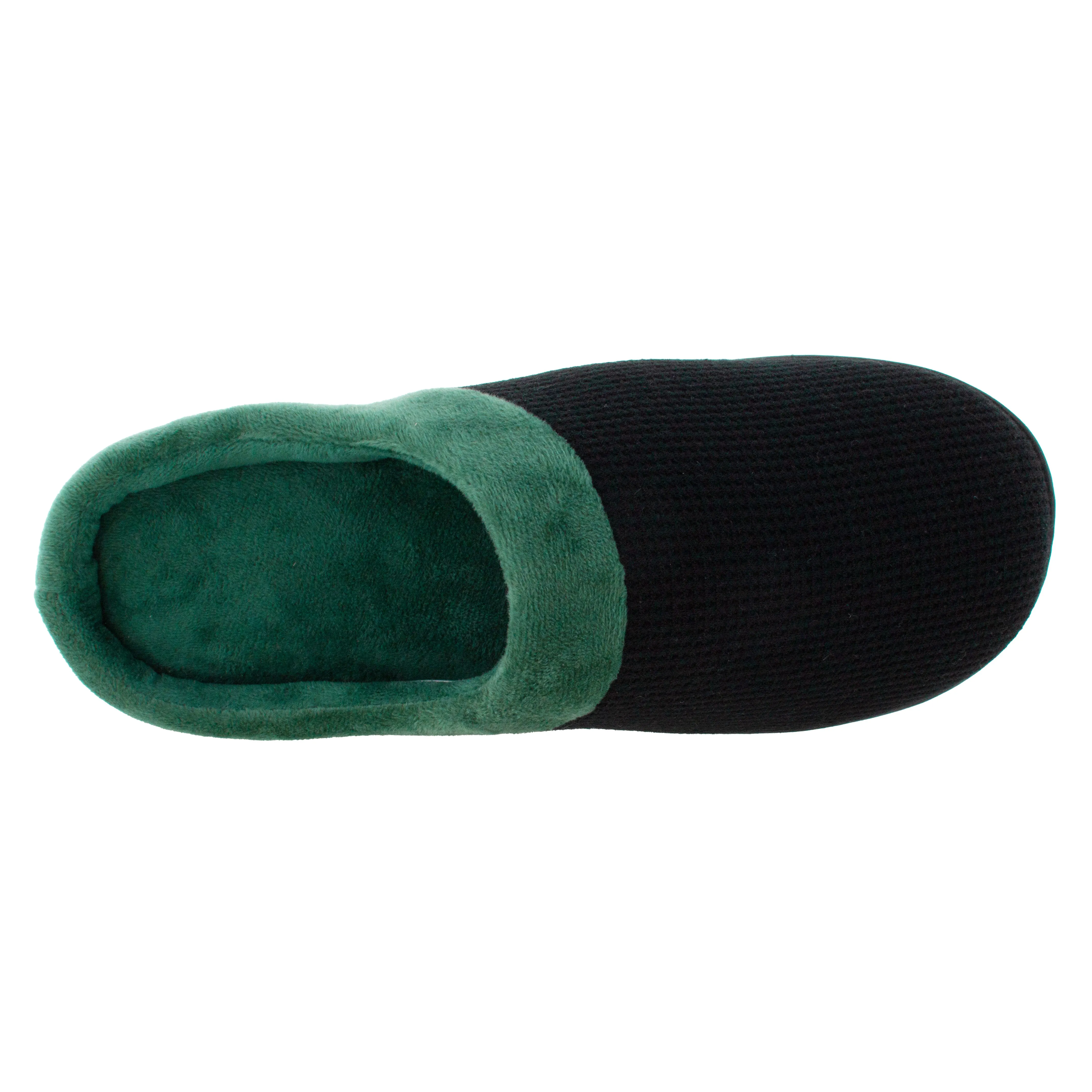 Black and Green ComfyFeet Clog Slipper