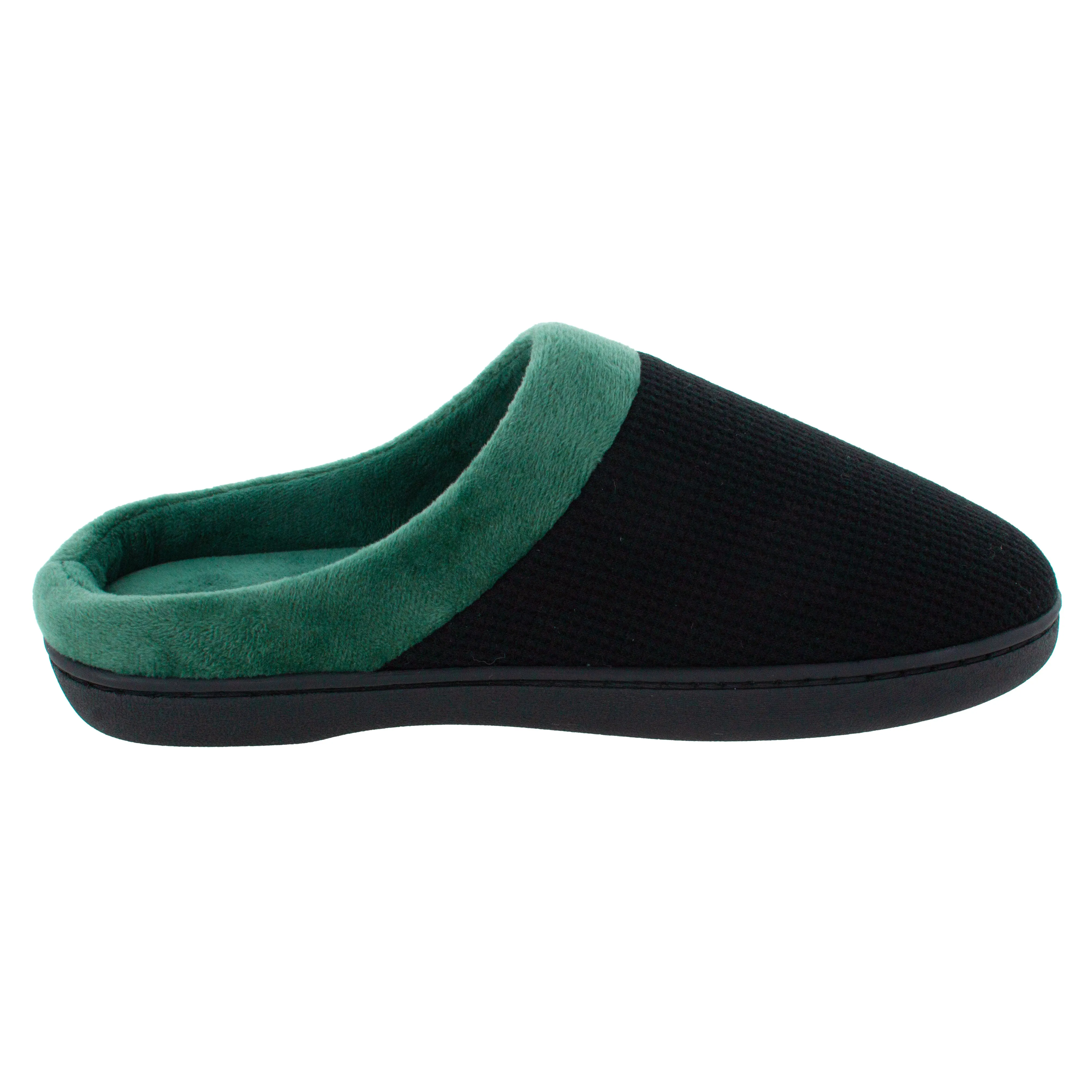 Black and Green ComfyFeet Clog Slipper