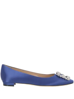 Blue Ballet Flat Shoes