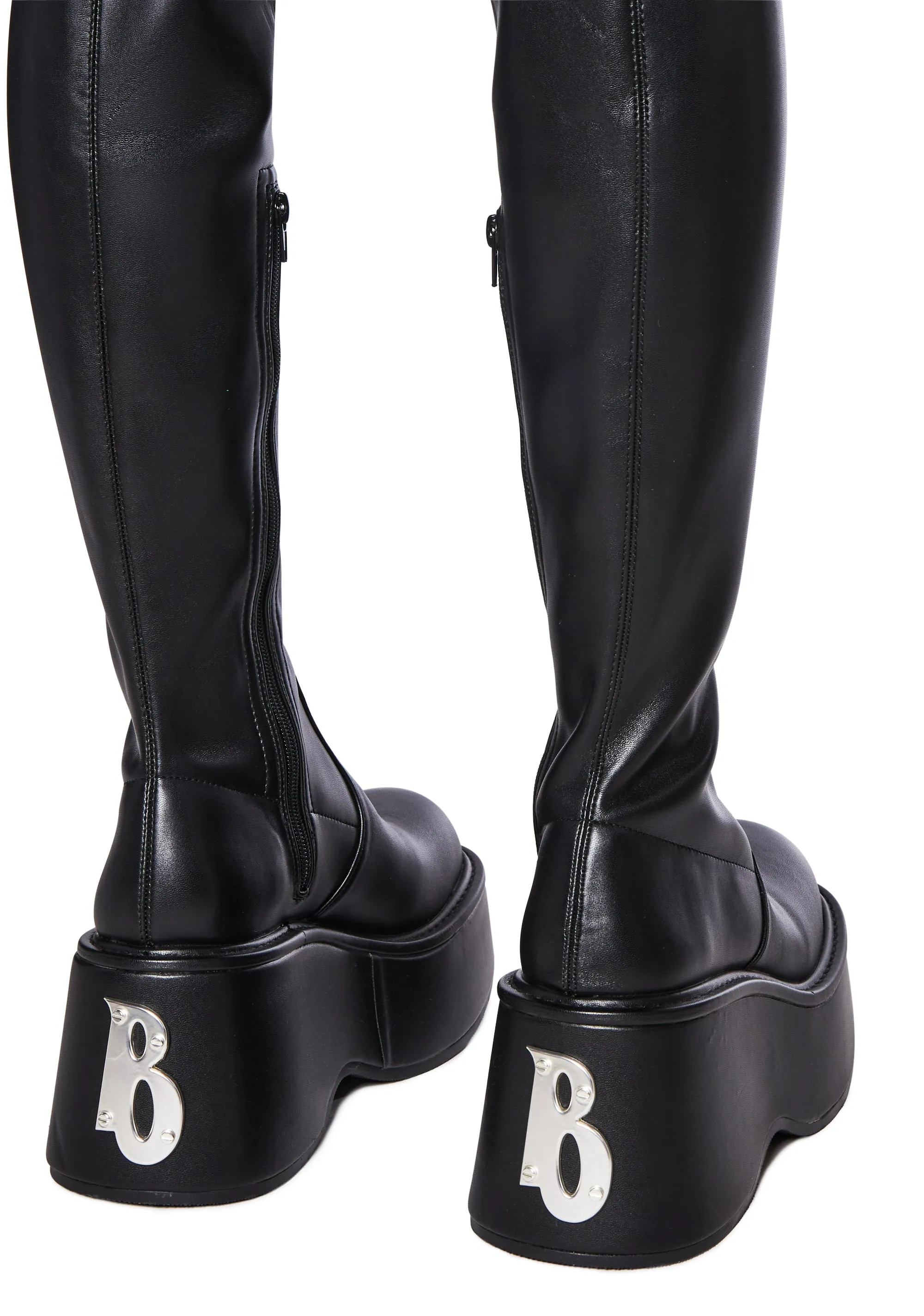 Brilliance Chic Stretch Platform Boots