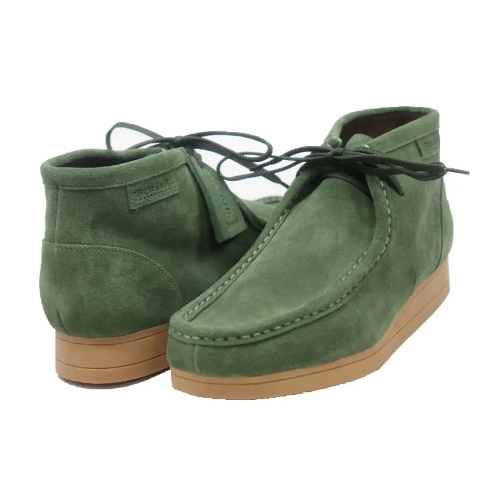 British Walkers New Castle Wallabee Boots Men's All Suede