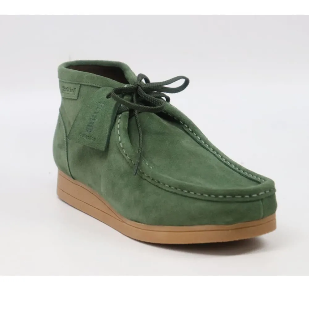 British Walkers New Castle Wallabee Boots Men's All Suede