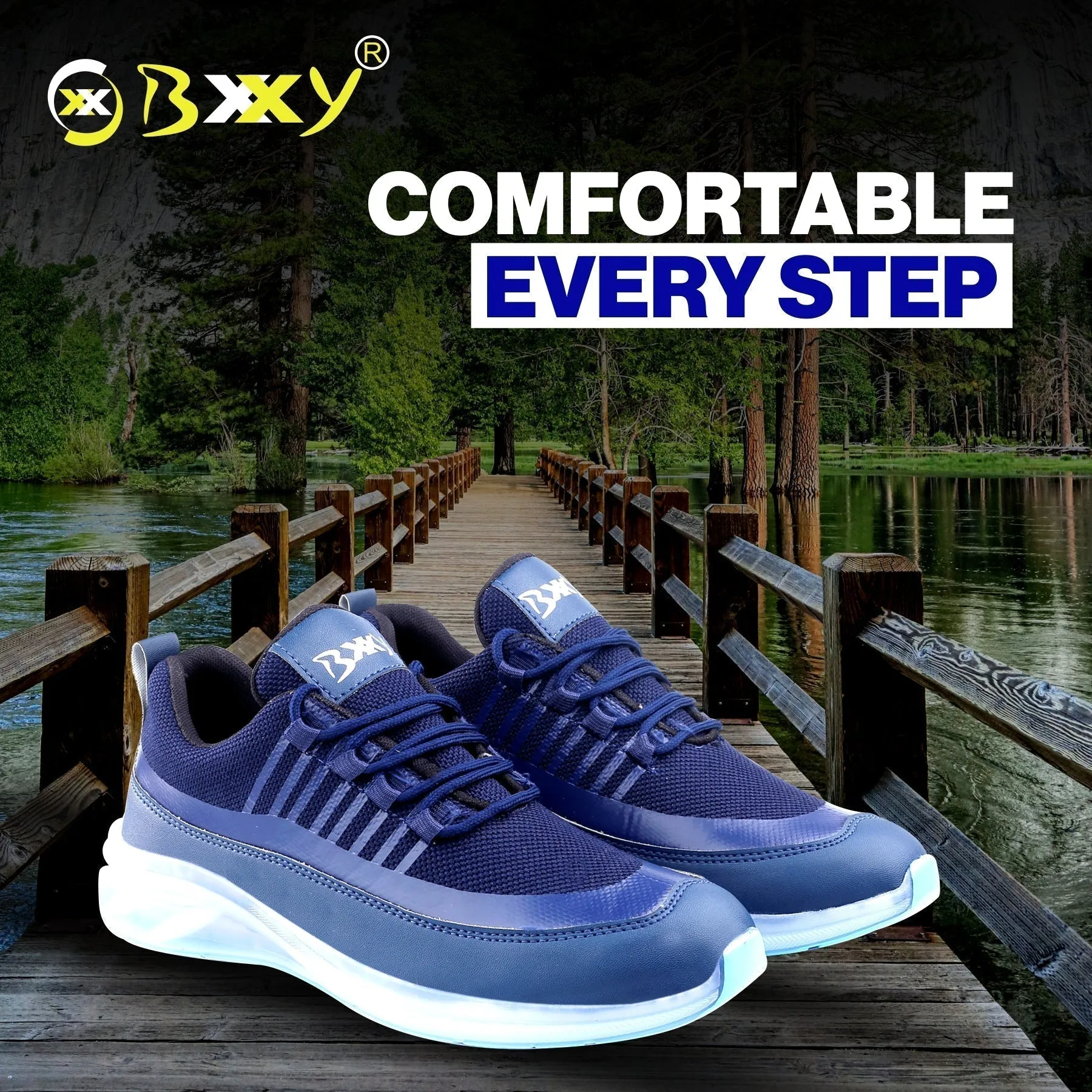 Bxxy's New Lace-up Sports Running Shoes for Men