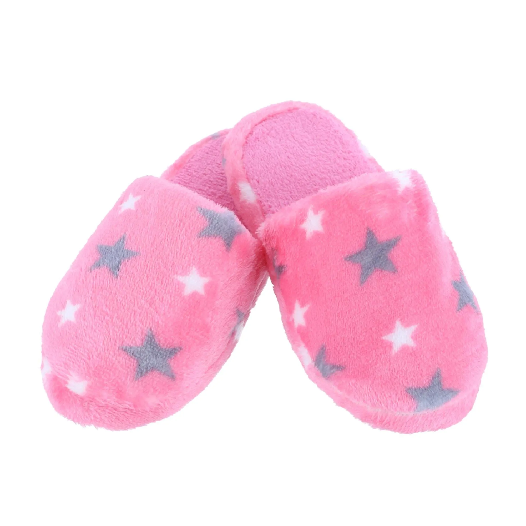 CTM® Girl's Night Star Slip On Slippers