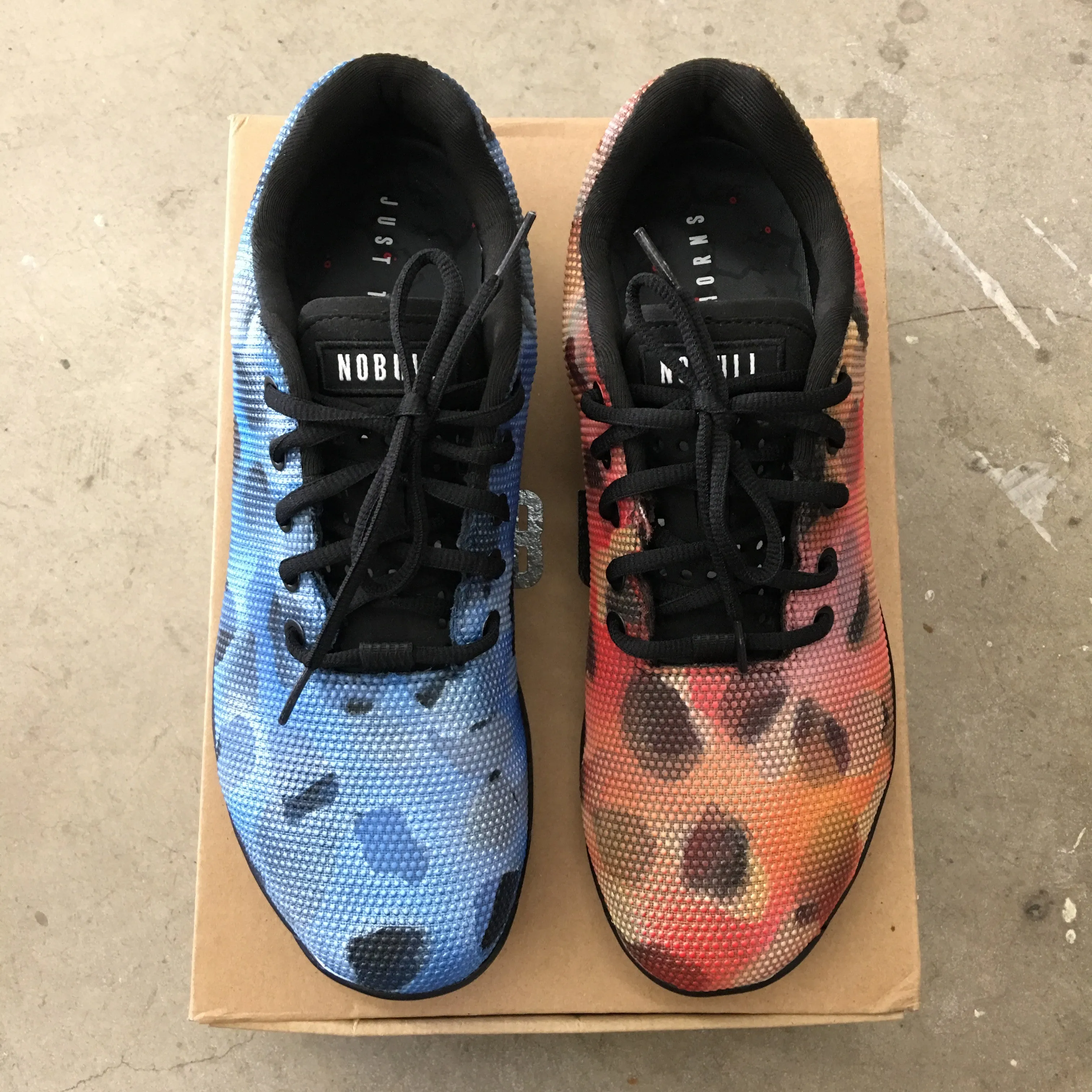 Custom Painted NOBULL Trainers - Fire & Ice