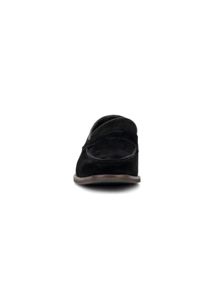 Davis Vintage Foundry Co. Suede Loafers, Black