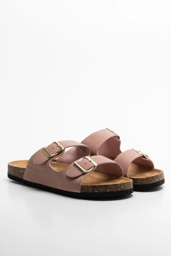 Double Strap Sandal Pink