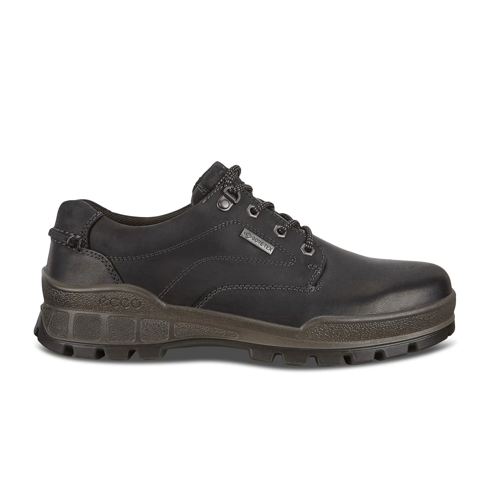 ECCO Track 25 Low Plain Toe Hiking Shoe (Men) - Black/Black