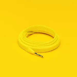 Flatties Shoelaces · Mid Yellow