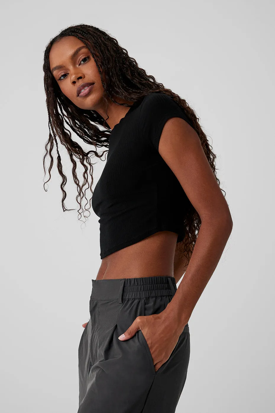 High-Waist Pursuit Trouser - Anthracite