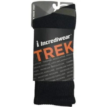 Incrediwear - Trek Socks Black Medium