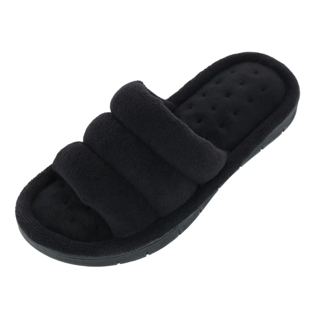 Isotoner Women's Open Toe Aster Slide Slipper