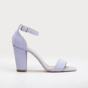 Jess - Lilac Suede Sandals