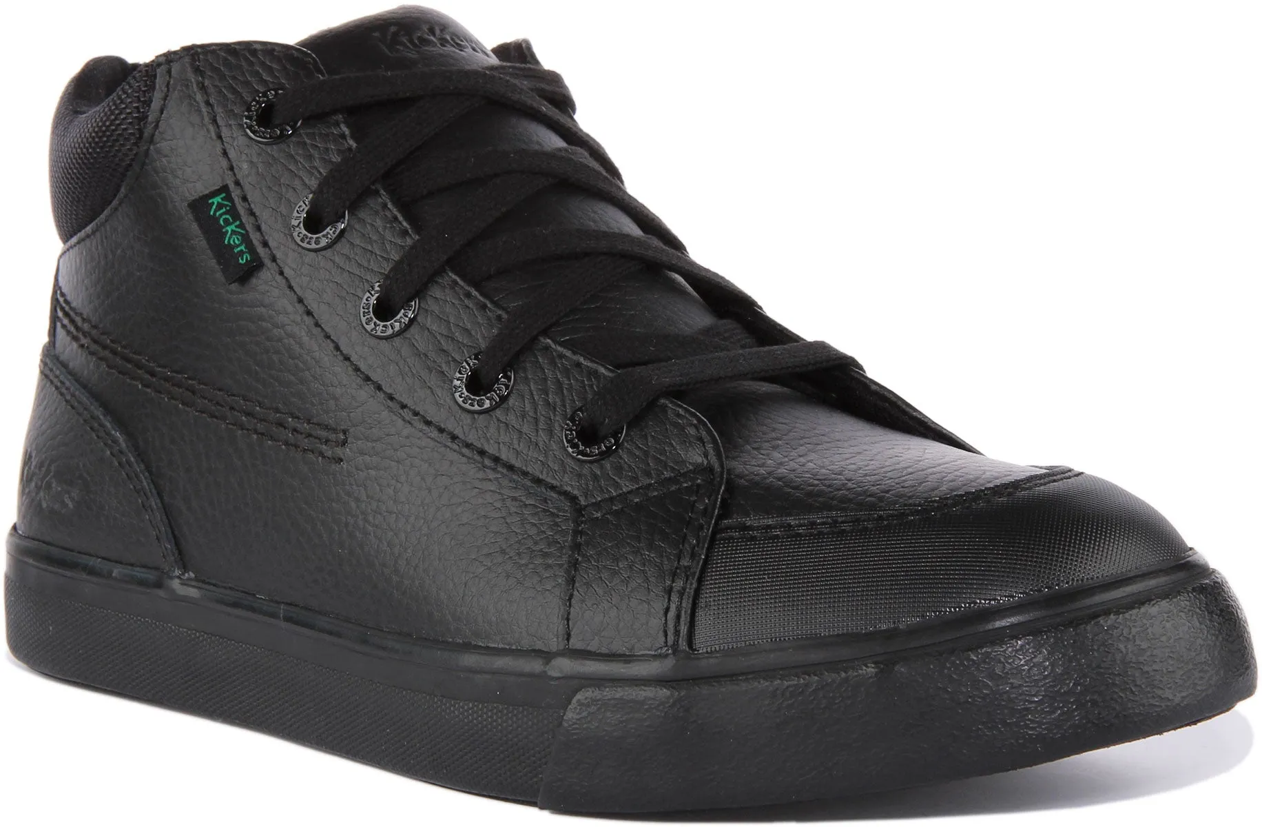 Kickers Tovni Hi Padded In Black For Junior