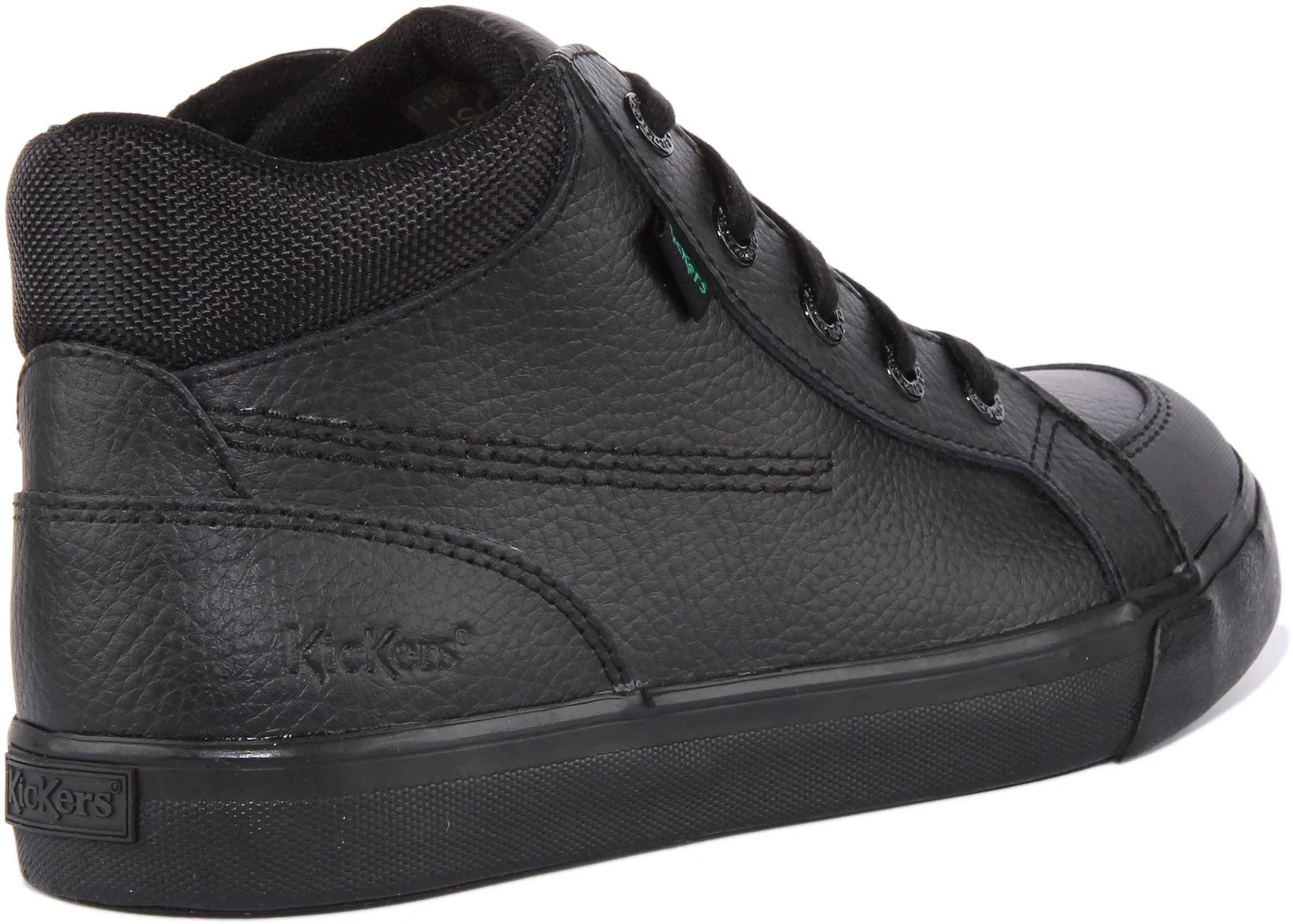 Kickers Tovni Hi Padded In Black For Junior