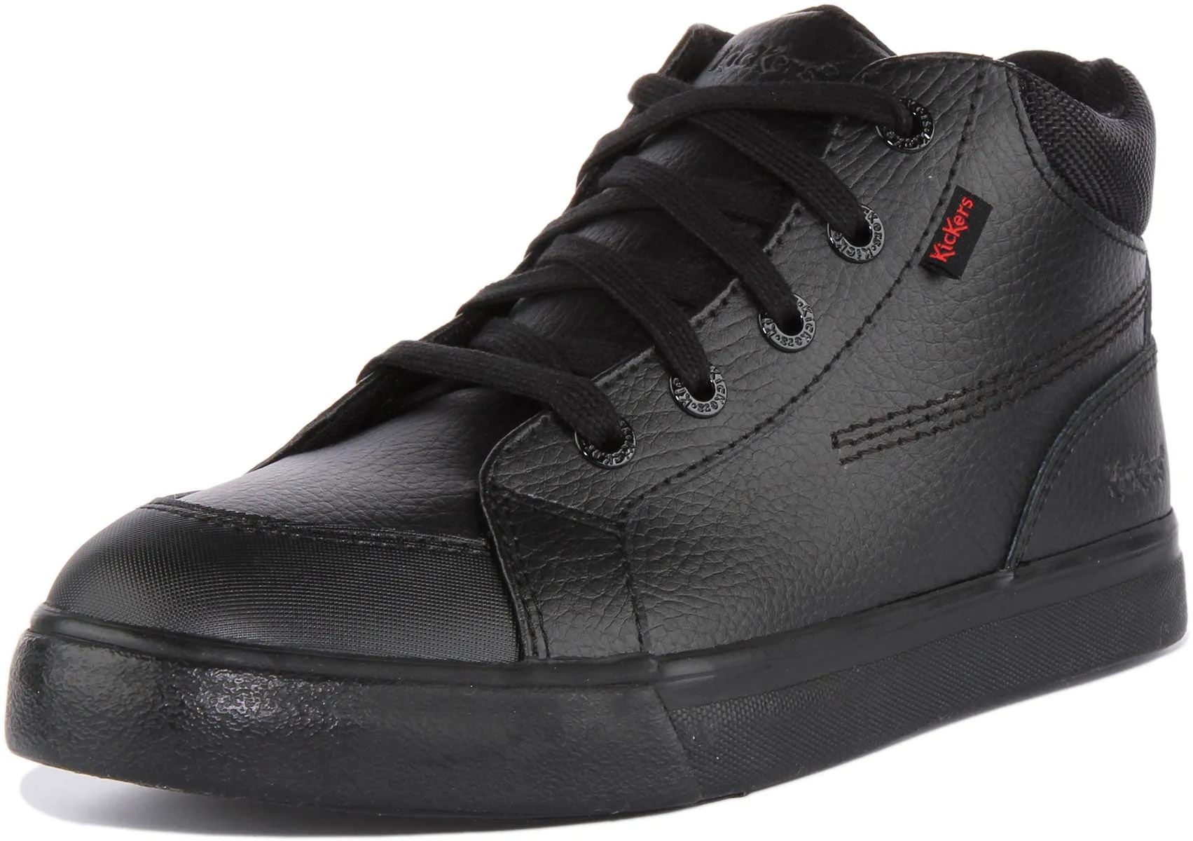 Kickers Tovni Hi Padded In Black For Junior