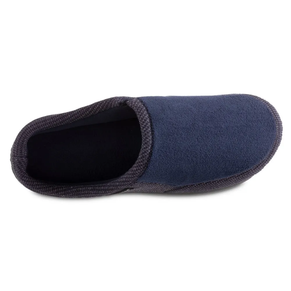 Men's Microterry and Waffle Travis Clog Slippers