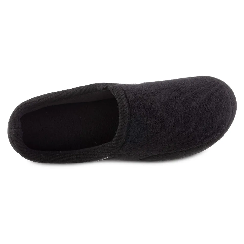 Men's Microterry and Waffle Travis Clog Slippers