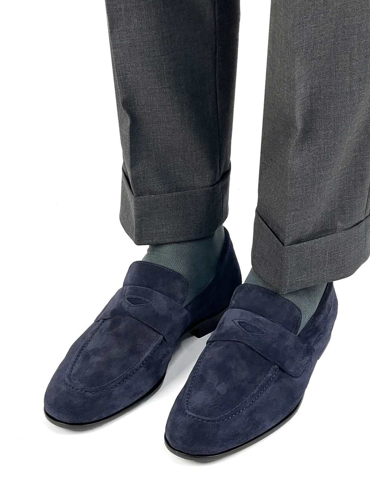 Midnight Suede Soft Loafer