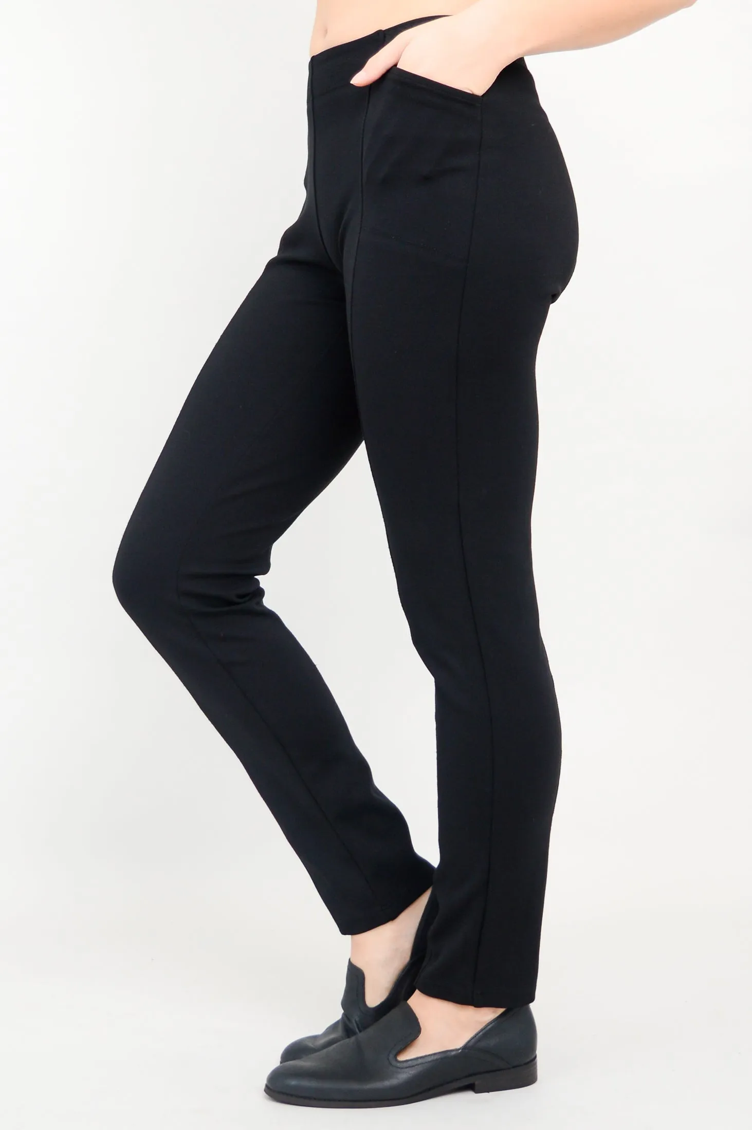 Nadia Petite Pant, Black, Modal