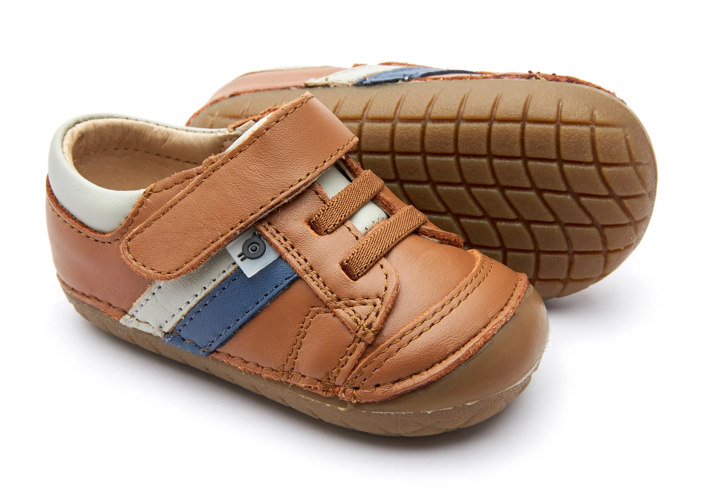 Old Soles Boy's 4067 Shield Pave Shoes - Tan/Gris/Petrol