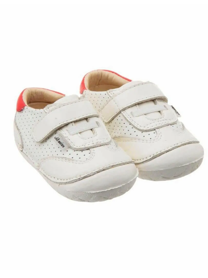 Old Soles Spirit Pave White / Bright Red (#4012)