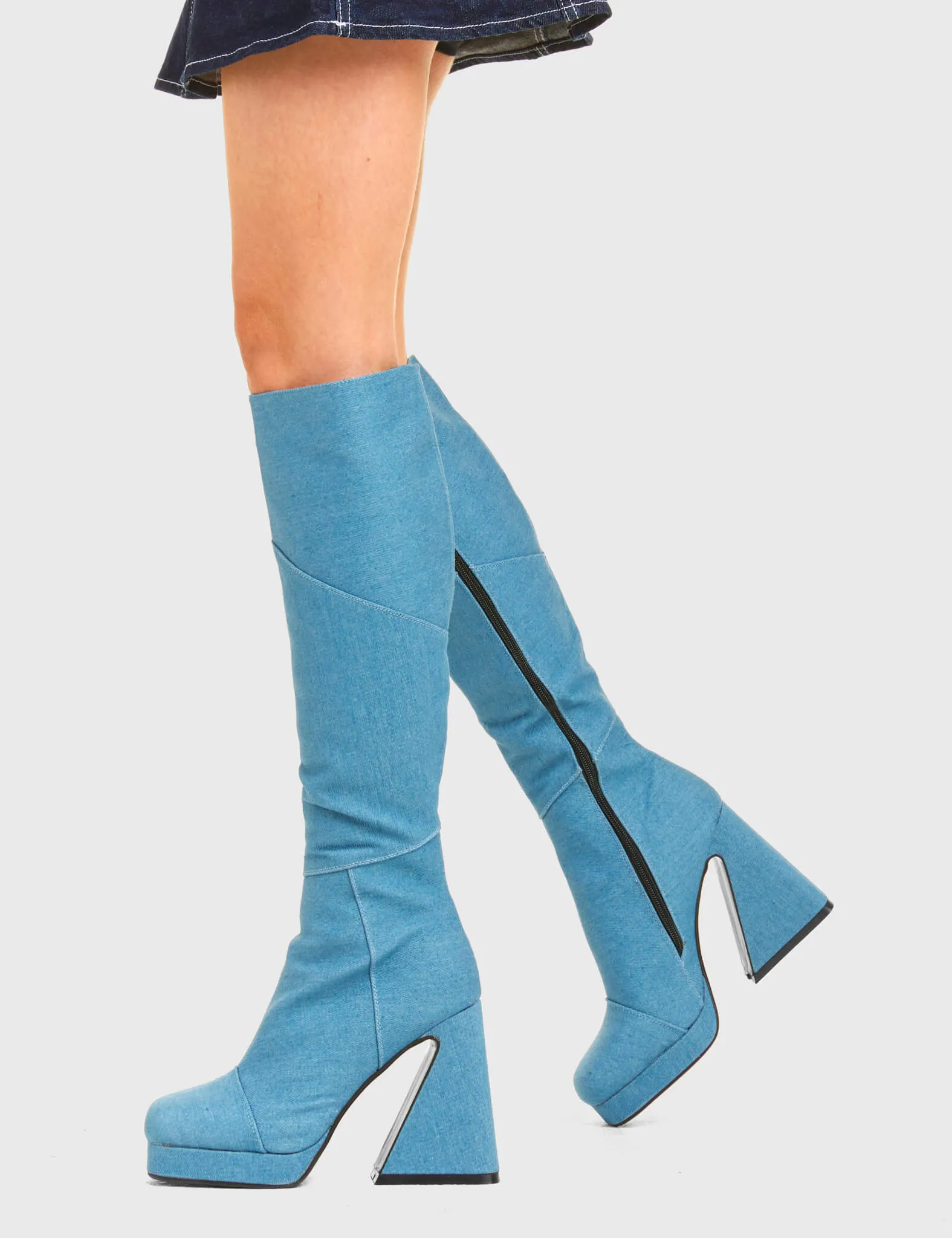 Override Platform Knee High Boots