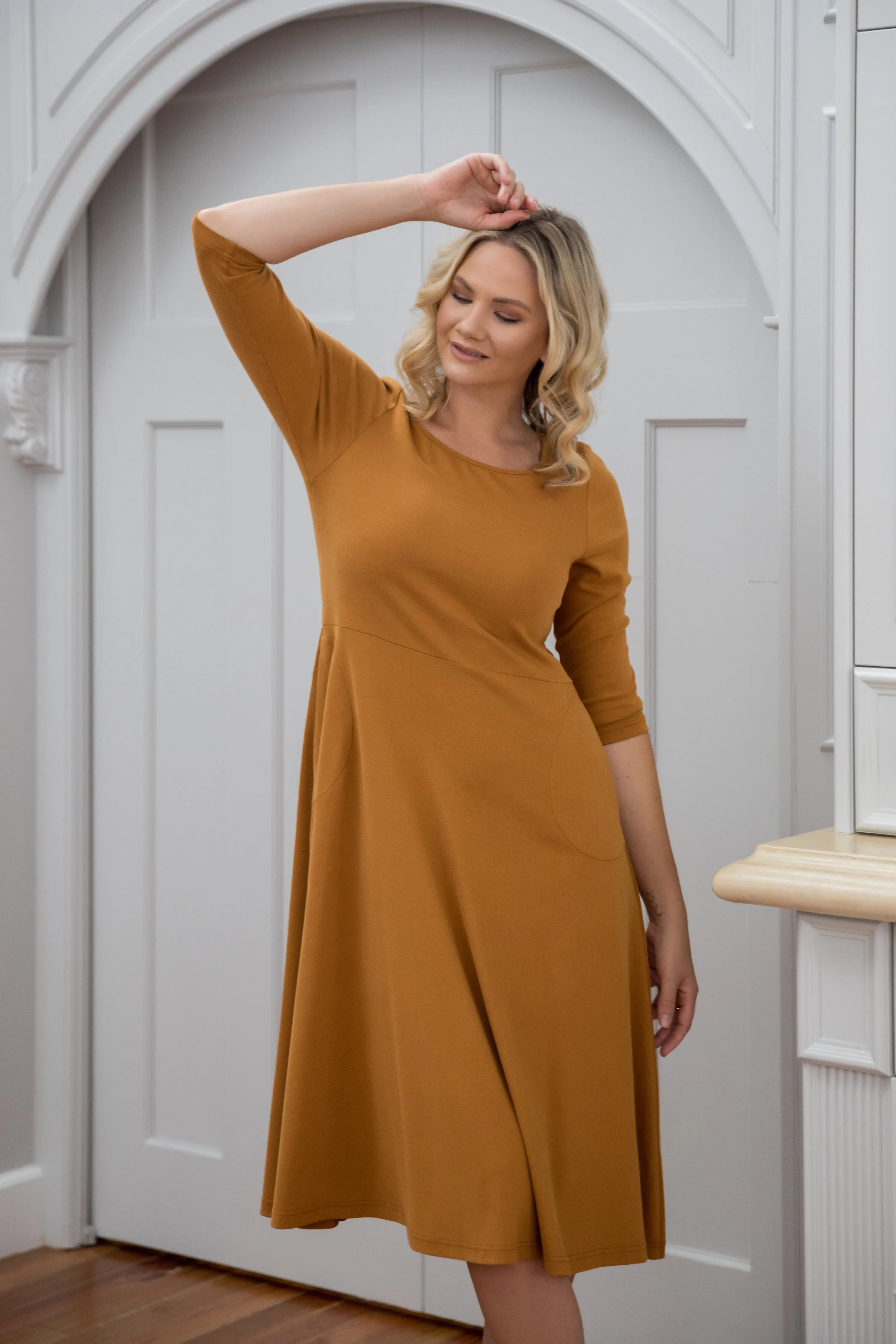 Penelope Lounge Dress | Toffee | FINAL SALE