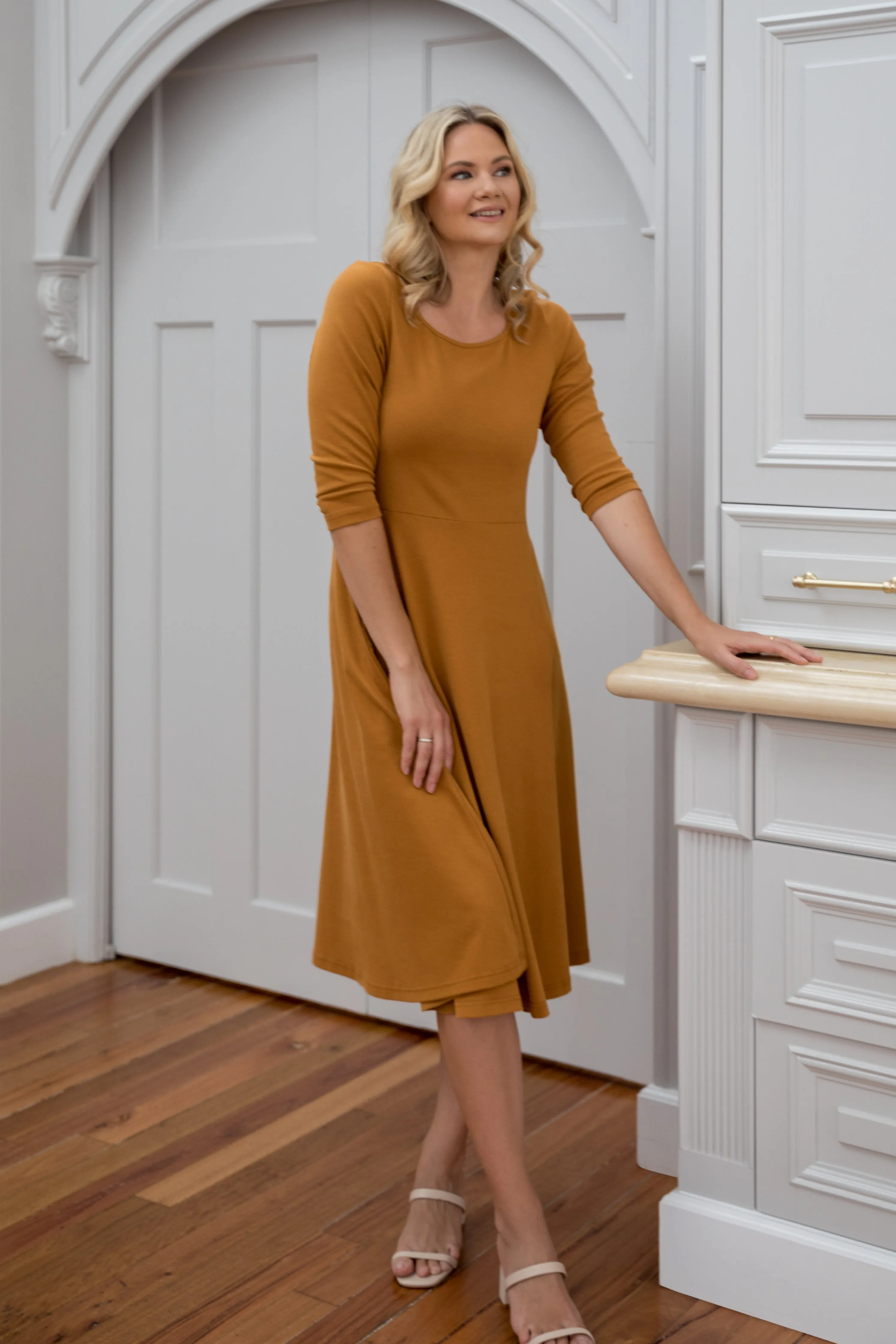 Penelope Lounge Dress | Toffee | FINAL SALE