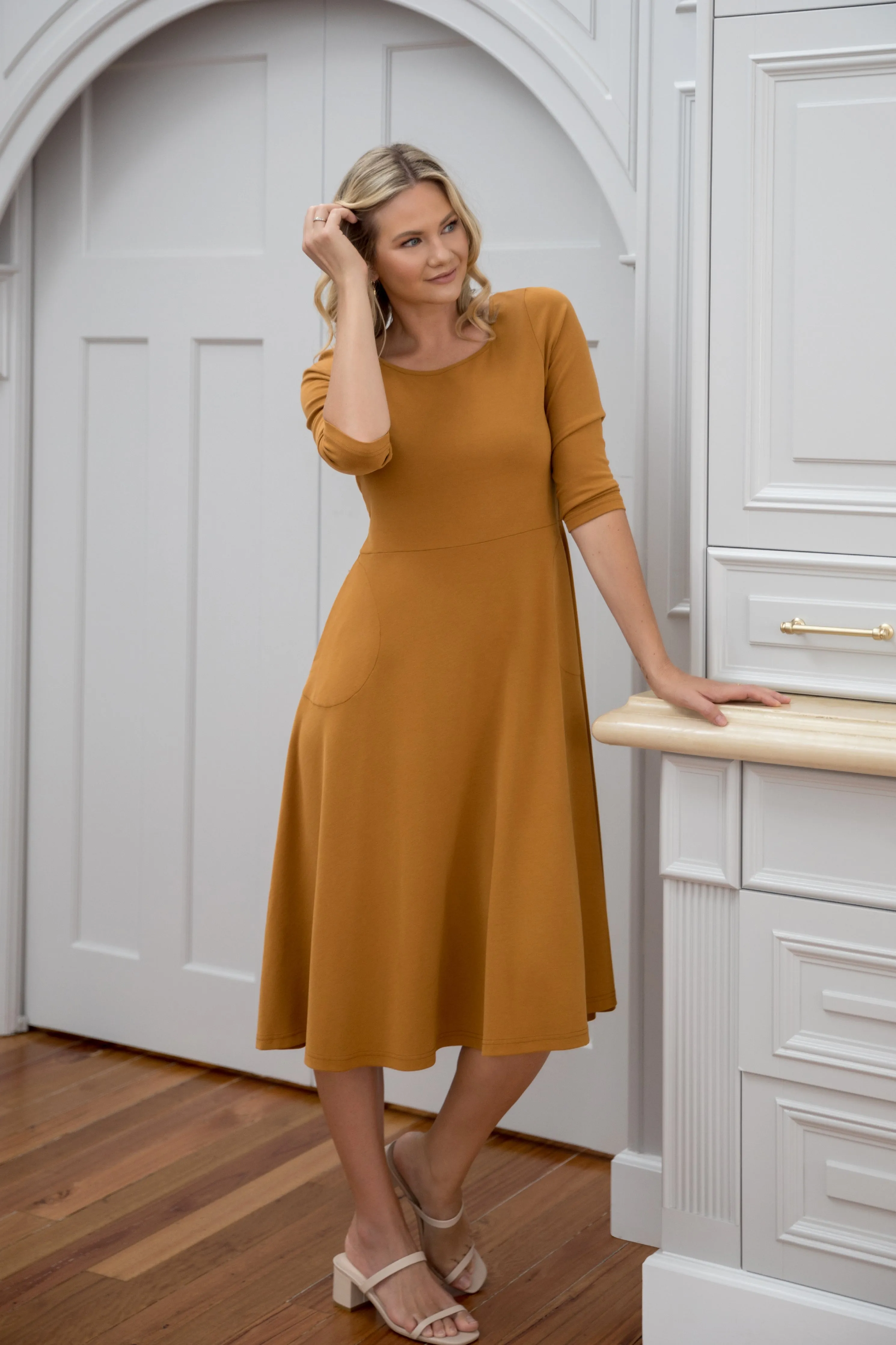 Penelope Lounge Dress | Toffee | FINAL SALE