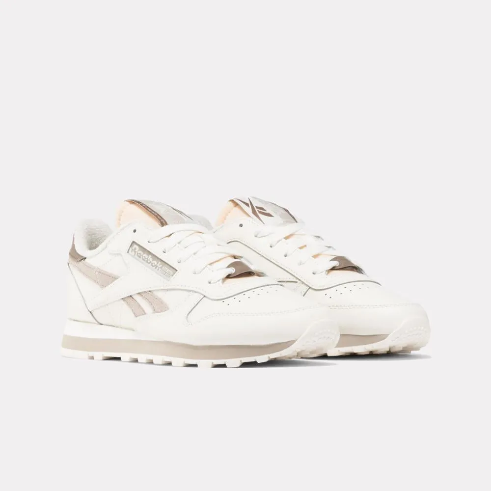 Reebok Footwear Women Classic Leather Shoes CHALK/ASH/UTIBRO