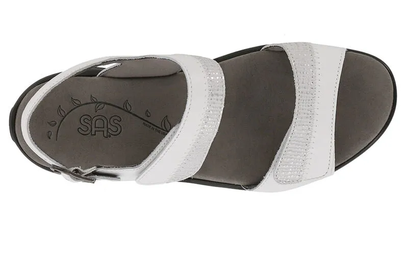 SAS Women's Nudu Sandal WHITE