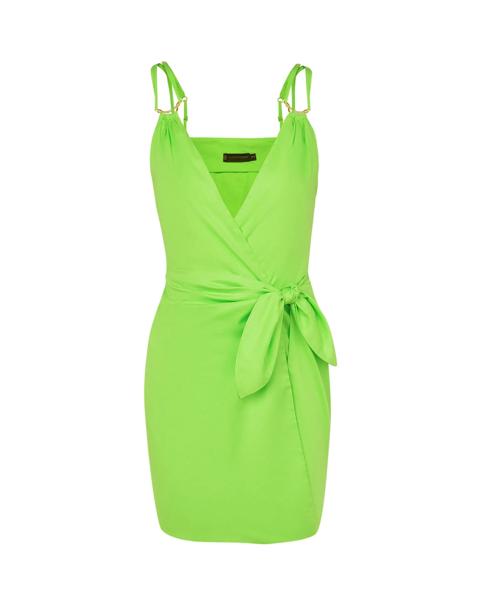 Shiso Short Dress (exchange only) - Acid Green