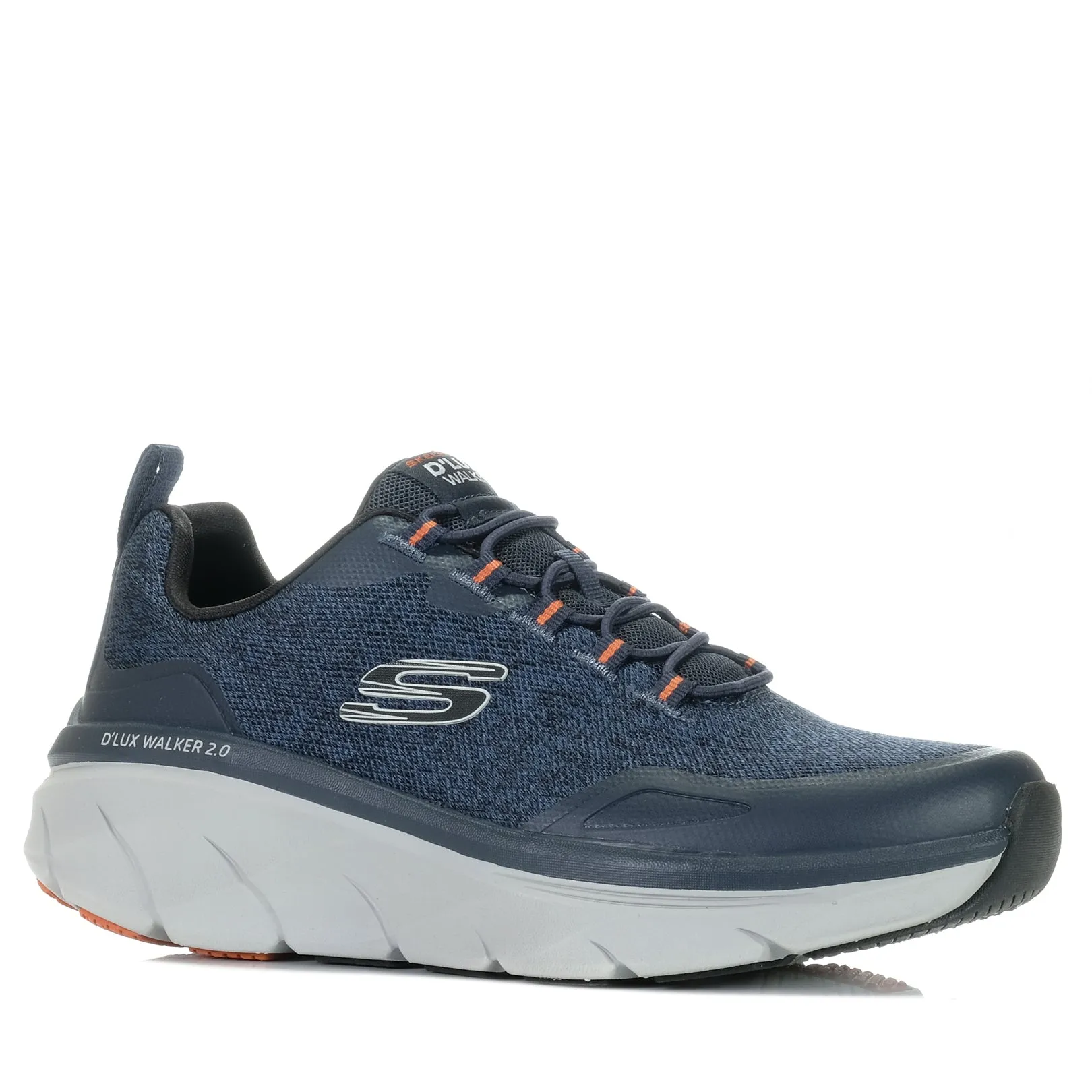 Skechers Relaxed Fit: D'Lux Walker 2.0 - Steadway Navy/Orange