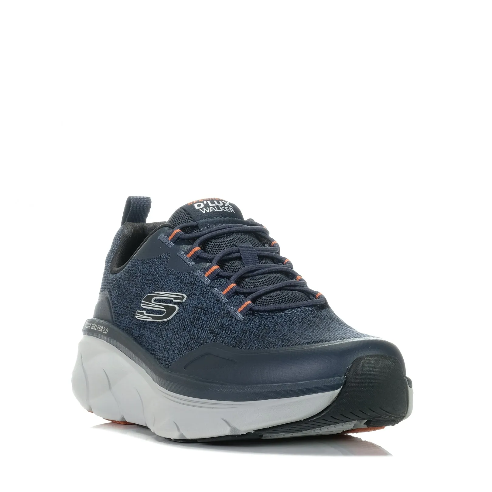 Skechers Relaxed Fit: D'Lux Walker 2.0 - Steadway Navy/Orange