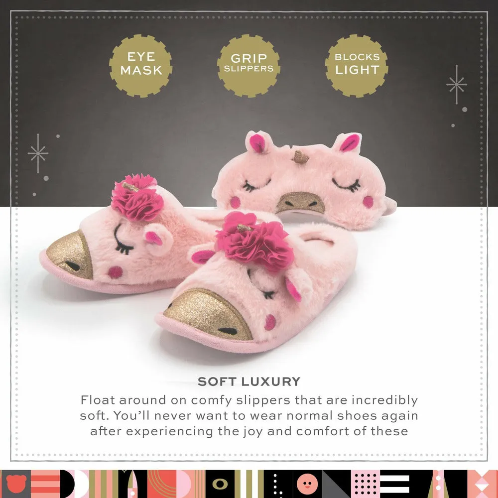 Sleeping Eye Mask and Slipper Set