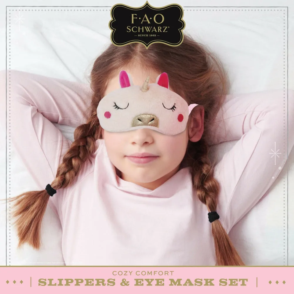 Sleeping Eye Mask and Slipper Set