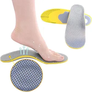 Step Into Unmatched Comfort: Importikaah's 3D Comfortable Shoes Orthotic Insoles with High Arch Support Pad for Women and Men