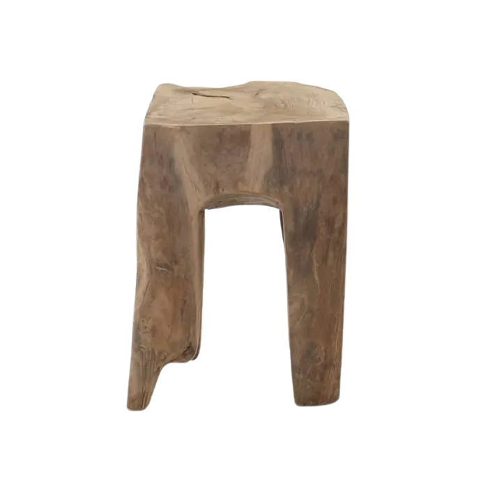 Teak Root Square Accent Table