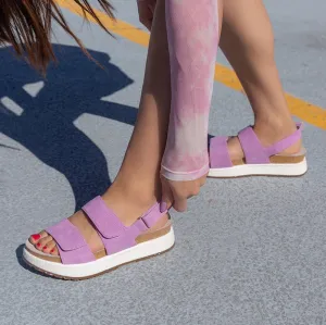 WANDERING in LAVENDER Platform Sandals