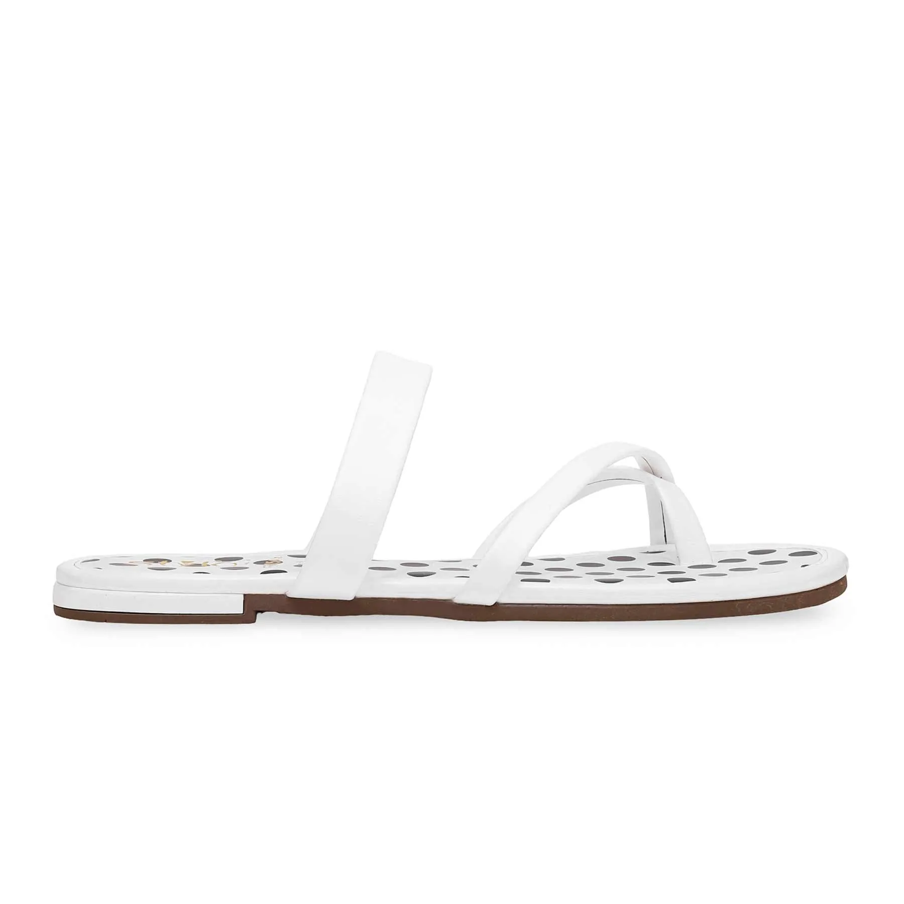 White Formal Chappal FR0549