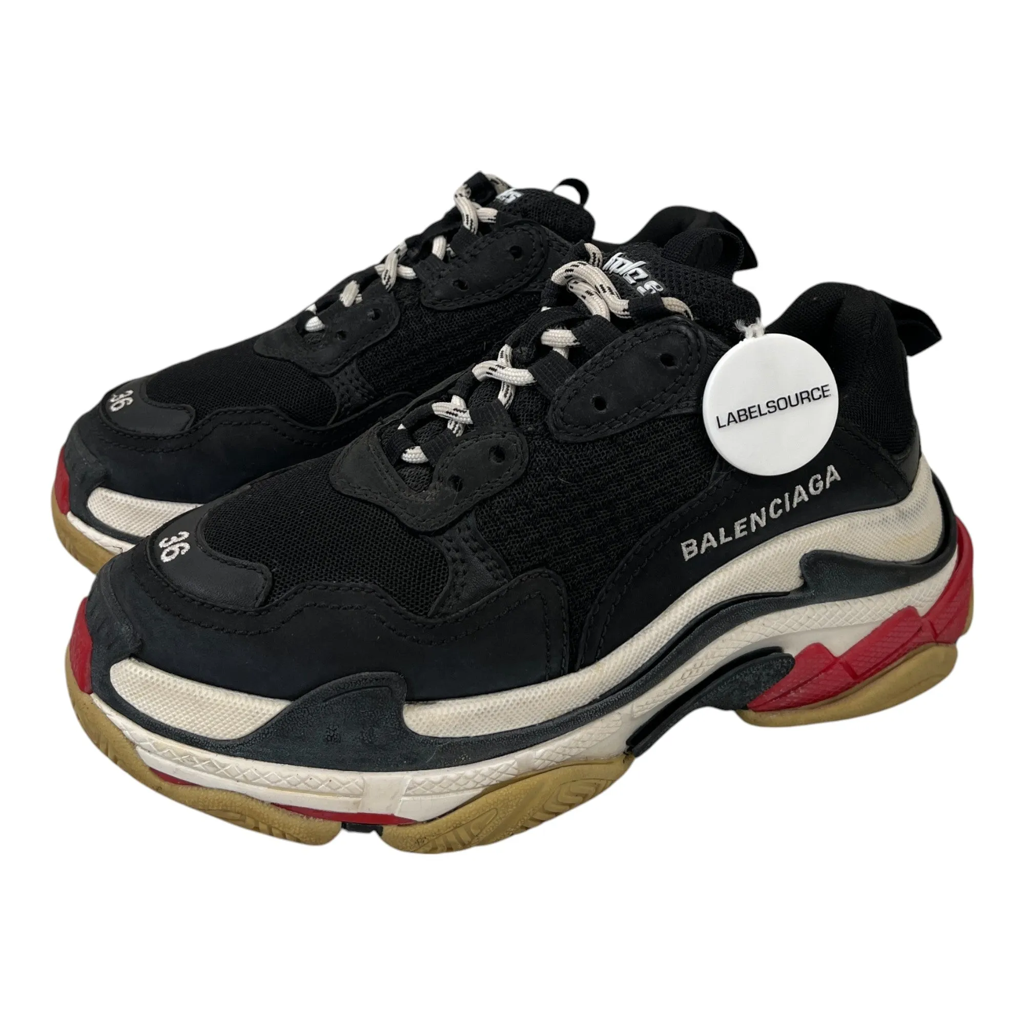 Women's Triple S Low Trainers Black Size EU 36.5 / UK 3.5