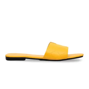 Yellow Casual Chappal CL1641